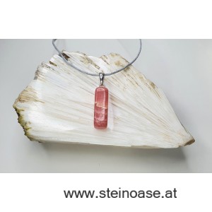 Rhodochrosit Anhänger mit Silberöse